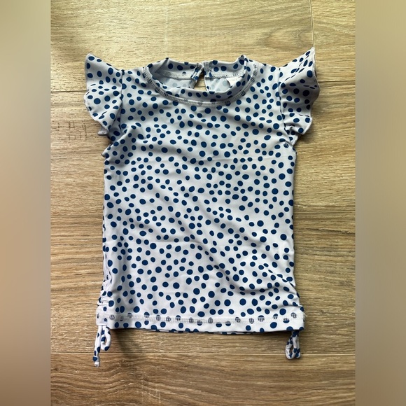 NWT Snapper Rock Girls' Cheetah Spot Short Sleeve Ruffle Set Size 12-18 months - Picture 2 of 9